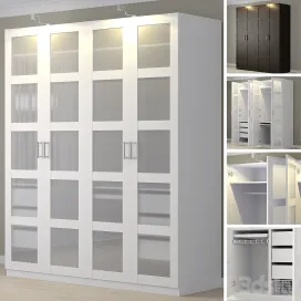 Ikea Pax Wardrobe Bergsbu